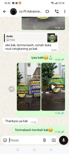 Testimonial Papan Bunga Pernikahan demak