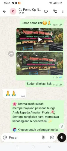 Testimonial Papan Bunga demak