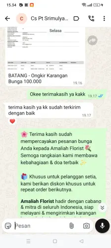 Testimonial Papan Bunga demak