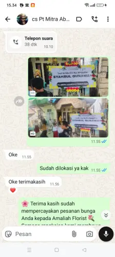 Testimonial Papan Bunga demak